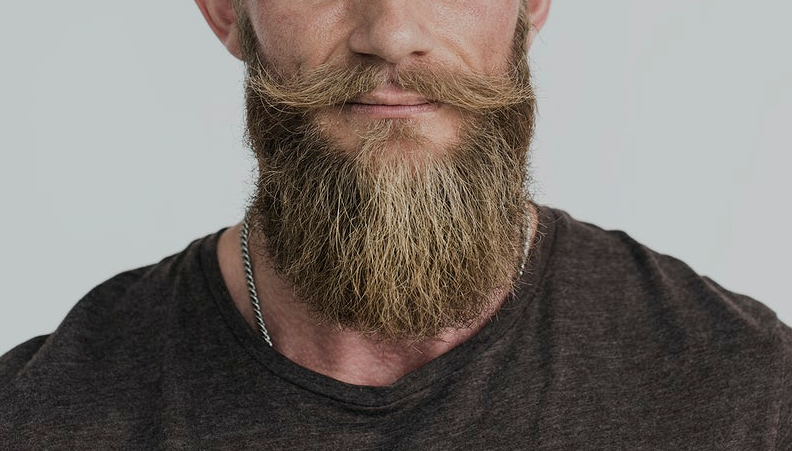 man's facial hair